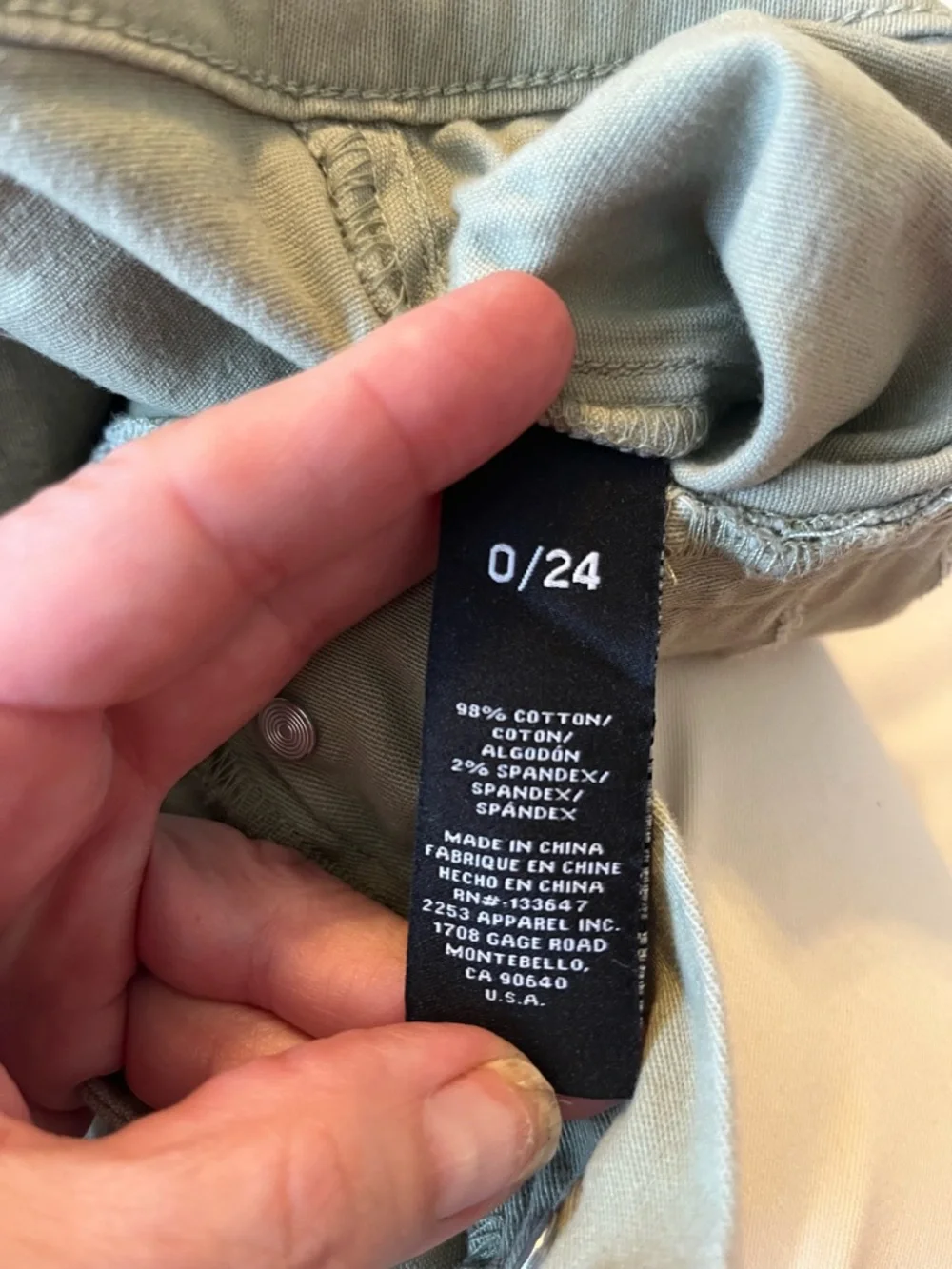 BCBGeneration Sage High Rise Wide Leg Crop Pants Minimalist Chic Casual 24 - Picture 8 of 10